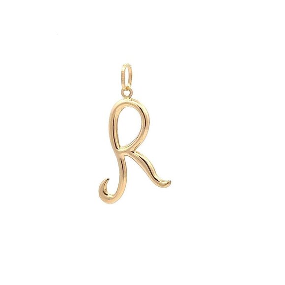 Unbranded Jewelry - 18K Gold Pendant Letter Initial R